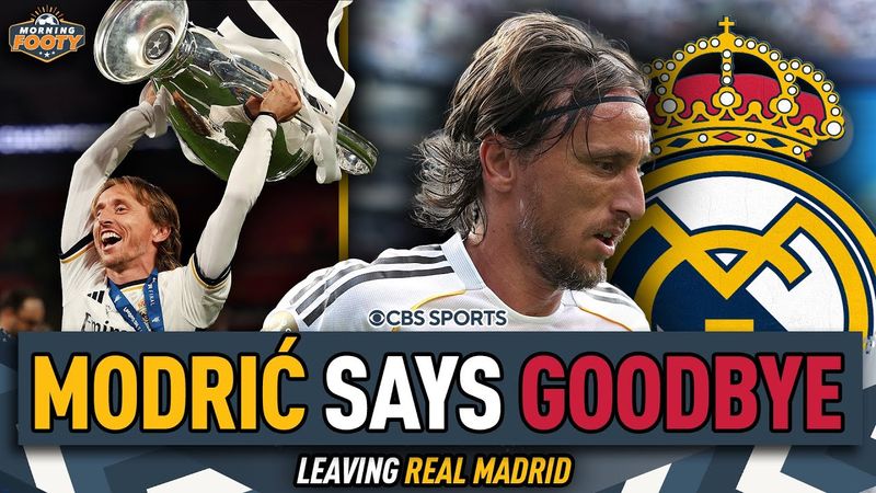 Luka Modrić LEAVES Real Madrid after 13 seasons | 6x UCL Winner & 1x Ballon d'Or 🏆 | Morning Footy