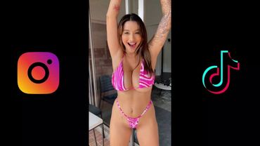 BIG BOOBS MOMS | Hey Mom Drop Your Weapon TIKTOK trend #1 BOUNCING BOOBS