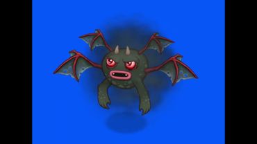 Grumpyre Blue Screen [idle_ethereal_island] | My Singing Monsters