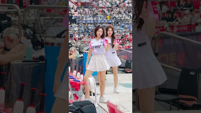 피리 아웃송 예쁜 투샷 #이금주 #이금주치어리더#이예빈 #이예빈치어리더#ktwiz #kt위즈 #kt위즈치어리더
