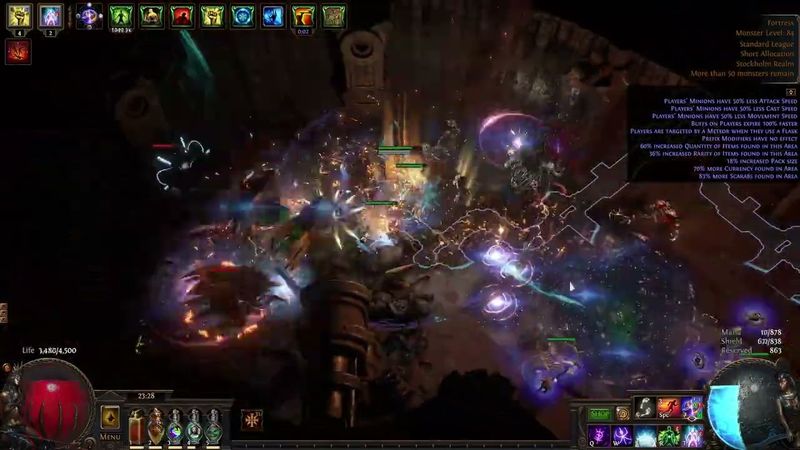 Only magic items & 4 common uniques pf poison penance brand no jewels t17 FORTRESS full map showcase