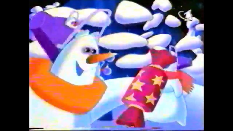 Оформление анонсов ОРТ (1997-1998) Новогоднее