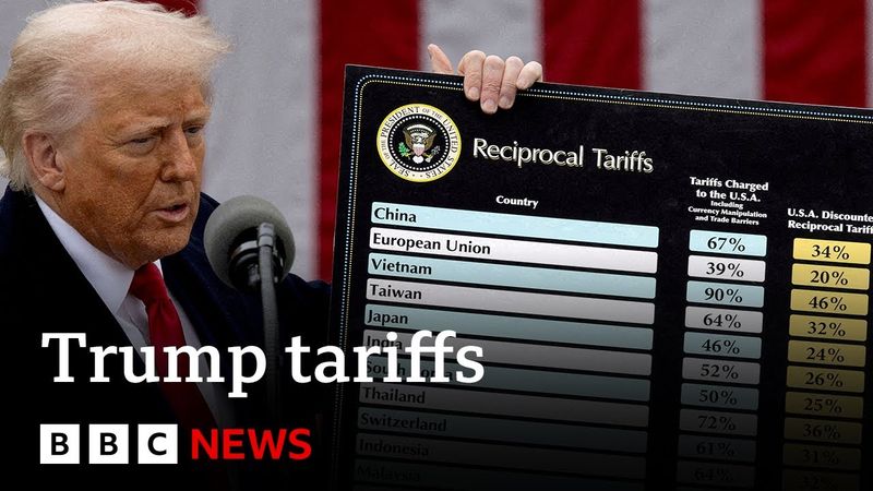 Donald Trump’s global tariffs take effect | BBC News