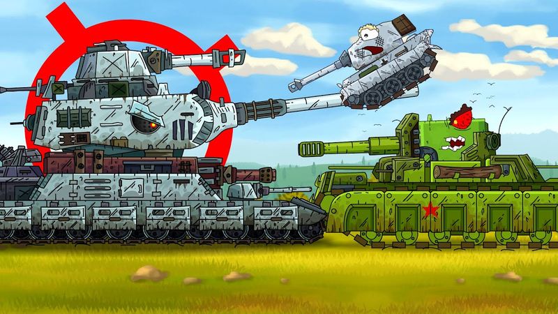 ¡ESTE MONSTRUO nos destruirá! Revisión del KV-35 - Dibujos animados sobre tanques