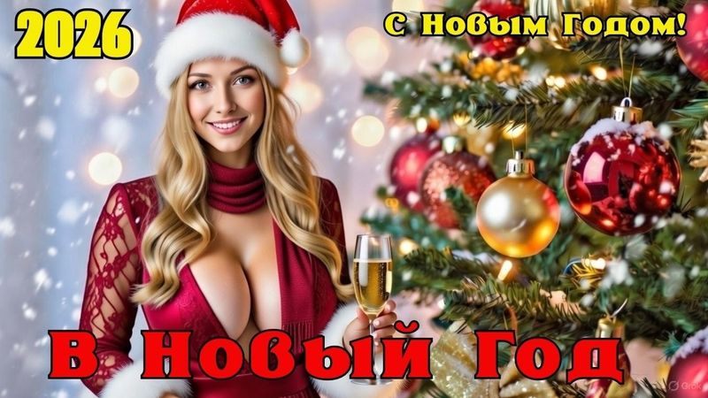 🎄В Новый год🎄Новогодняя песня о встрече Нового года, волшебной ночи и исполнении заветных желаний 🎄✨