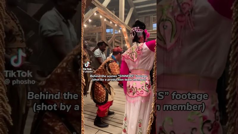 Behind the scenes footage from SINNERS (the dancing with ancestors scene, which was shot in one day)