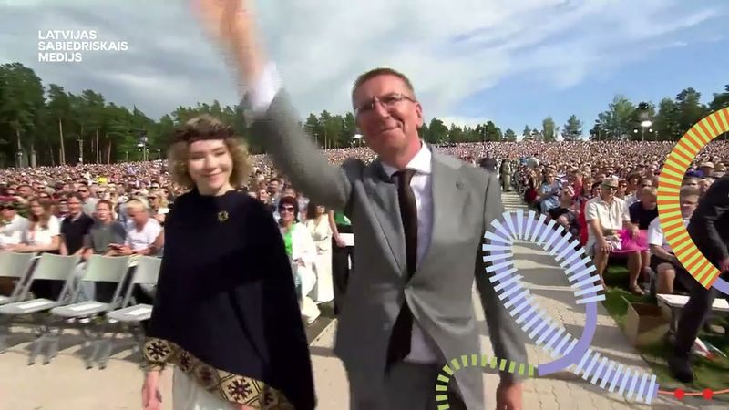 Valsts prezidenta uzruna noslēguma koncertā “Te-aust”.