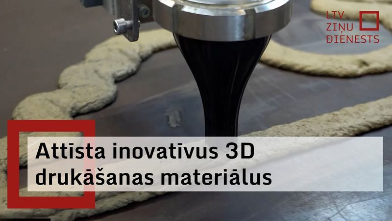 Strādā pie jaunu, progresīvu un ilgtspējīgu 3D betona materiālu izstrādes