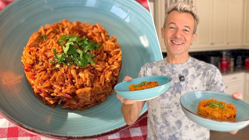 Мой секрет идеального риса!☝️ Быстрый обед из риса, помидоров и курицы | Ленивый плов