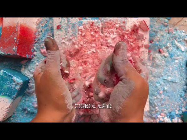 Crunchy Plain Jane & Dyed Gym Chalk crush 🎏 Edit 🎏 ASMR