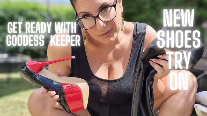 Goddess  keeper get ready with me , NEW SHOE TRY ON AND REVIEW