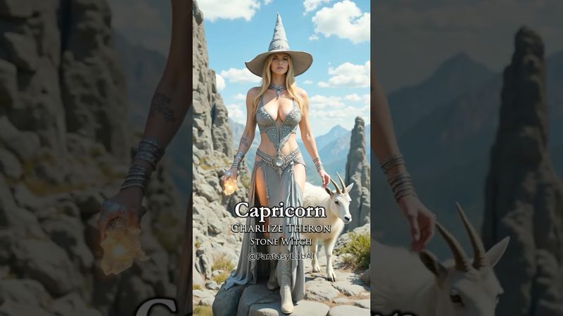 Famous Actresses as Zodiac Witches | AI Magic Reimagined ✨🔮