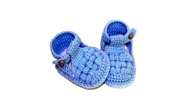 Пинетки сандалики крючком Василиса #13 how to crochet for beginners