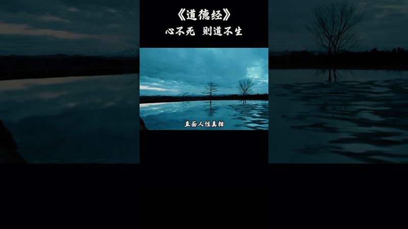 【道德經】心不死，道不生；欲不滅，道不存！悟透人生大道理！#人生感悟 #易经 #生肖命理 #正能量 #国学文化