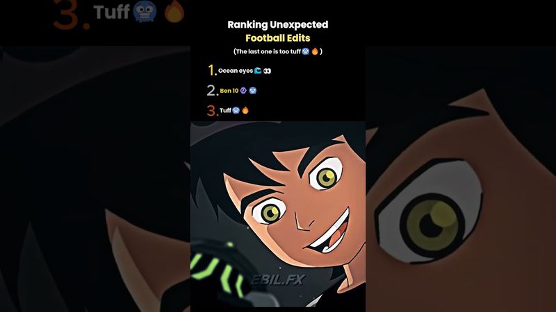 Ranking Unexpected Football Edits