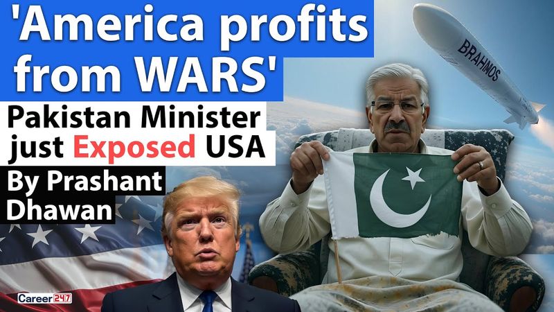 Viral Video of Pakistan's Defence Minister Exposing USA | America Uses Wars for Profit!
