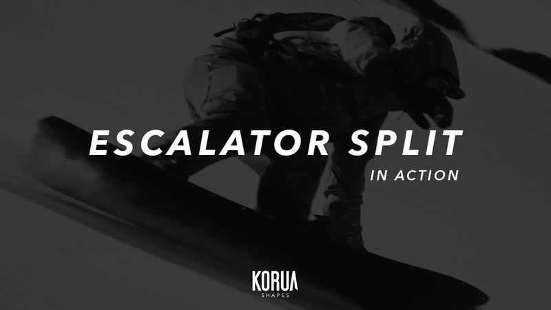KORUA Shapes - In Action - Escalator Splitboard