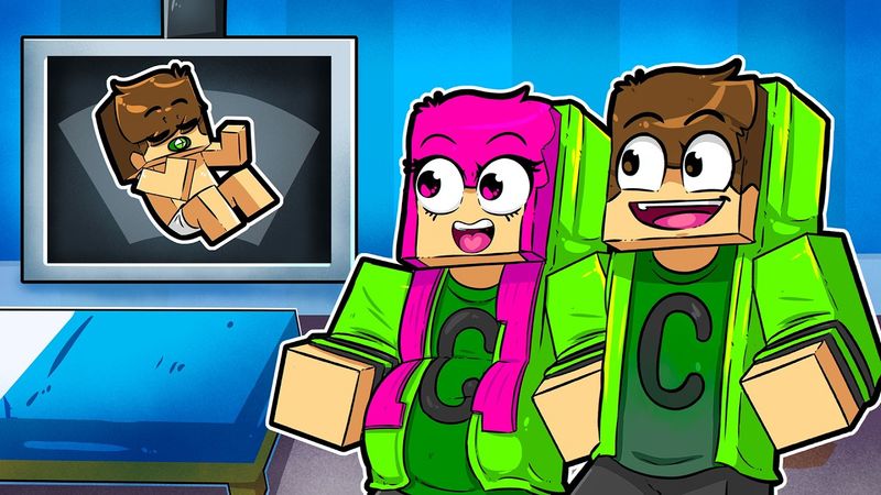 CADRES a eu un bébé dans Minecraft ! 👶💚