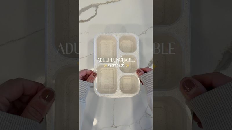 Adult lunchable restock #asmrrestock #snackbox #lunchboxideas