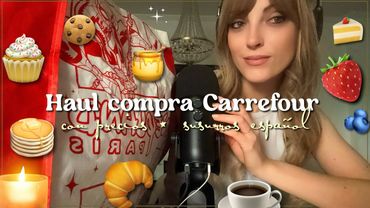 Haul supermercado Carrefour 🍓🥞✦ precios | ASMR
