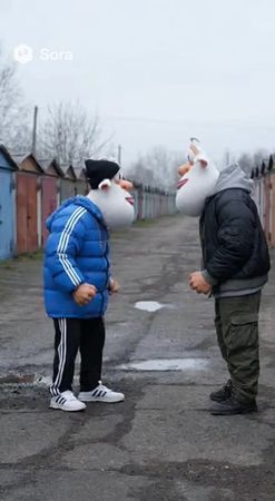 Приключения бубы-вторая серия!бубы устроили драку! #ai #буба #нейросе...