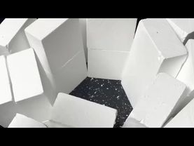 Circle of Stacked Fresh Chalk Blocks