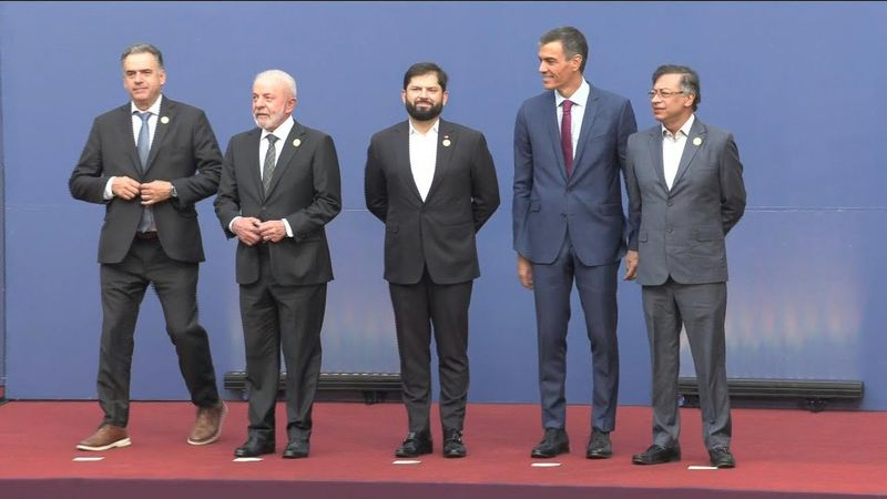 Chile's Boric hosts leaders of Brazil, Spain, Colombia, Uruguay presidents in democracy summit | AFP