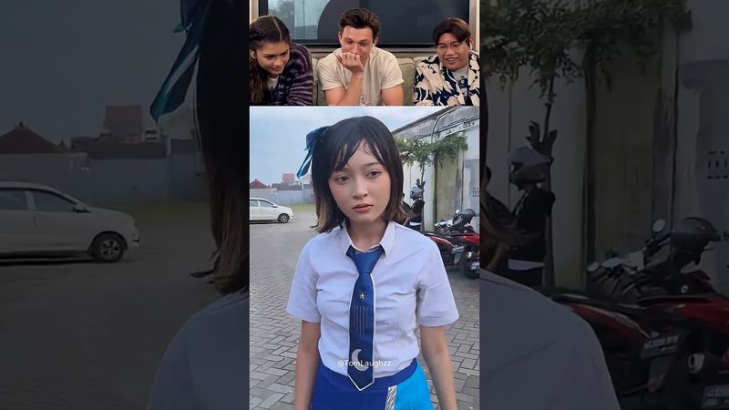 Tom Holland Laughs to Viral Videos Part 76 #tomholland #funny #trynottolaugh #reaction