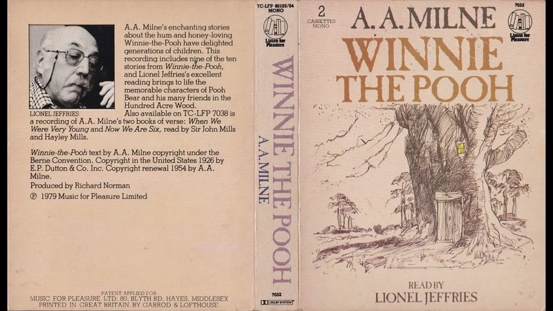 Winnie-the-Pooh || Out of Print Audiobooks || AA Milne || Lionel Jeffries || Full Audio Book