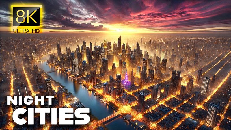 8K Horizons des Villes les Plus Iconiques du Monde 8K VIDEO ULTRA HD #8K #SKYLINE