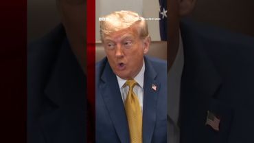 President Trump swears as he says he's 'not happy with Putin'. #Ukraine #Russia #BBCNews