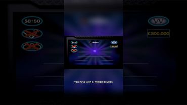I won million pounds! #millionaire  #wwtbam  #shorts  #youtubeshorts