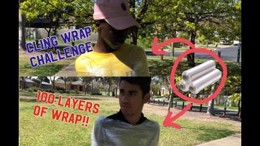ESCAPING 30M OF CLING WRAP **100 LAYERS**