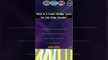 Who Wants To Be A Millionaire? 10th Anniversary Java Game 1