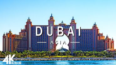 FLYING OVER DUBAI ( 4K UHD ) - Relaxing Music Along With Beautiful Nature Videos - 4K Video Ultra HD