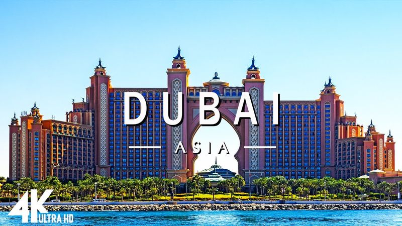 FLYING OVER DUBAI ( 4K UHD ) - Relaxing Music Along With Beautiful Nature Videos - 4K Video Ultra HD