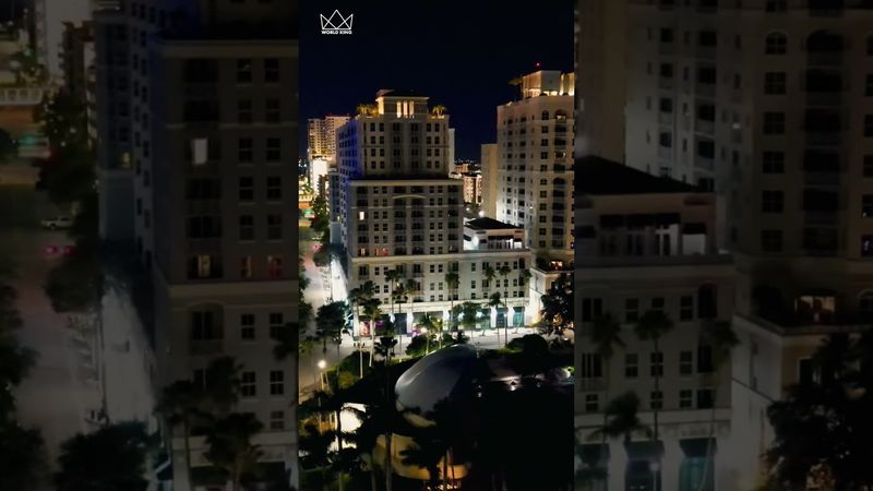 West Palm Beach Night Vibes! #DowntownWestPalm #Shorts