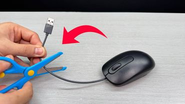 Now You Don't Need It Anymore ,Turn Wired Mouse Into Wireless That Billions Of People Interesting