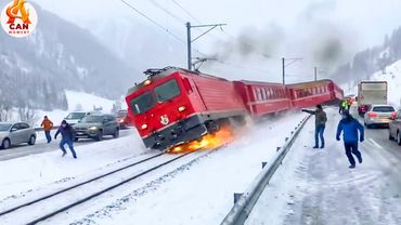 Most Unbelievable Train Moments Caught on Camera - Best of Month #225