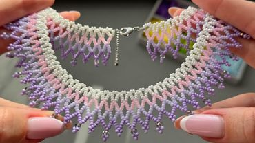 DIY Ombre Beaded Necklace | Handmade Jewelry Tutorial