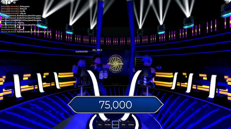 Random millionaire global episode in Roblox and in Russian with Akim and Mark!