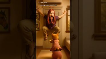 The family of the orange kitten was possessed #comedy #cat #cute #catlovers #cutecat #pets #funny