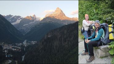 Домбай.  Белалакая-2023. Как же мы на неё вскарабкались? Часть 2