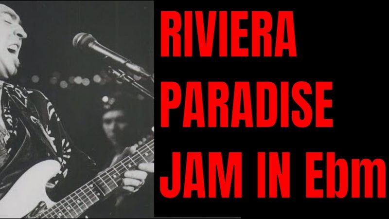 Riviera Paradise Stevie Ray Vaughan Style Backing Track (Eb Minor)