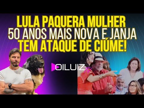 PODE RIR: Lula paquera mulher 50 anos mais nova e Janja tem ataque de ciúme em público!