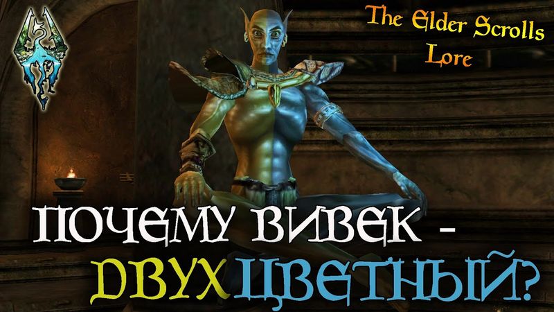 Почему Альмалексия - КИМЕР, а Вивек - ДВУХЦВЕТНЫЙ? | TES Лор [AshKing]