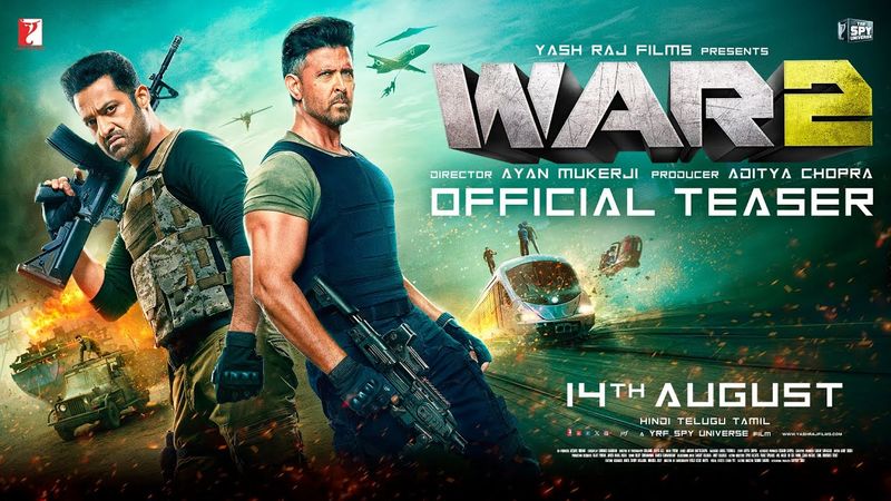 WAR 2 | Official Teaser | Hrithik Roshan | NTR | Kiara Advani | Ayan Mukerji | YRF Spy Universe