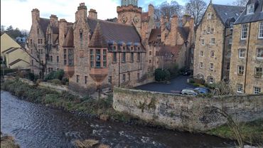 Edinburgh DEAN VILLAGE The most beautiful place in SCOTLAND ▪︎ 4K60FPS Walking in Scotland