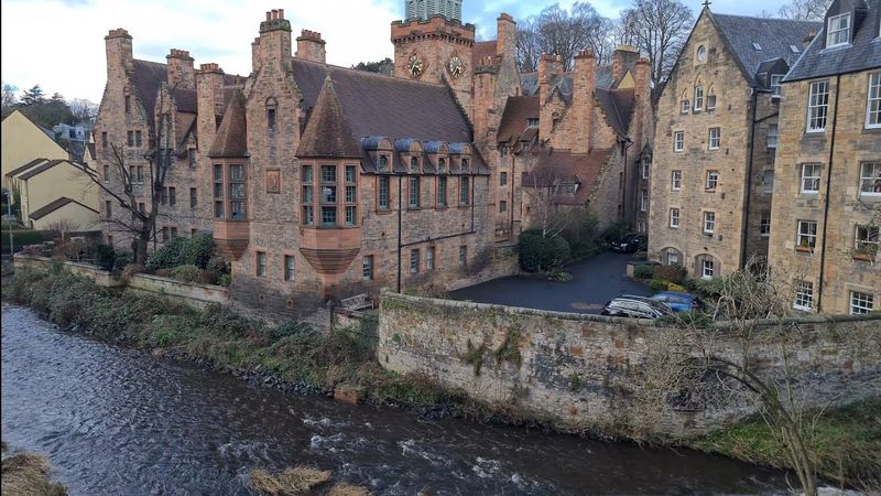Edinburgh DEAN VILLAGE The most beautiful place in SCOTLAND ▪︎ 4K60FPS Walking in Scotland