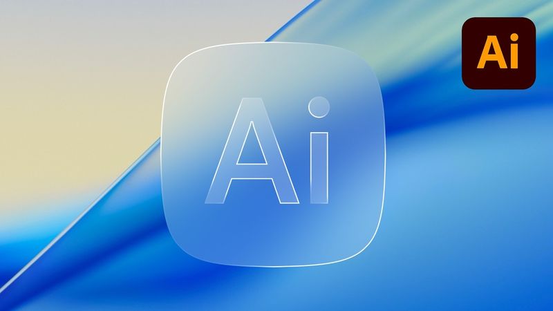 Glassmorphism Made Easy - Apple’s Liquid Glass in Illustrator!
